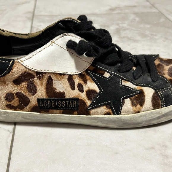 Golden Goose leopard sneakers size 39